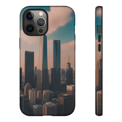 City Skylines Phone Case for iPhone 8–16 Pro Max, iPhone 8 Plus–13 Mini, iPhone XS–XS Max, iPhone 11–14 Pro Max - Designed by Thalia