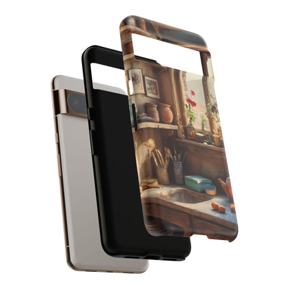 Vintage Vignettes Custom Phone Case for Google Pixel 8–Pixel 8 Pro, Pixel 7, Pixel 6 Pro, Pixel 6, Pixel 5 5G - Designed by Thalia