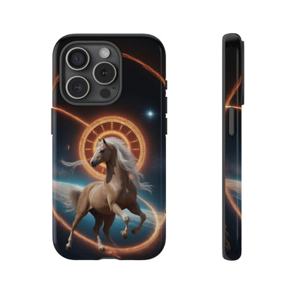 Chinese Zodiac Horse Custom Phone Case for iPhone 8–16 Pro Max, Pixel 5–8 Pro, Galaxy S10–S24 Ultra - Designed by Thalia