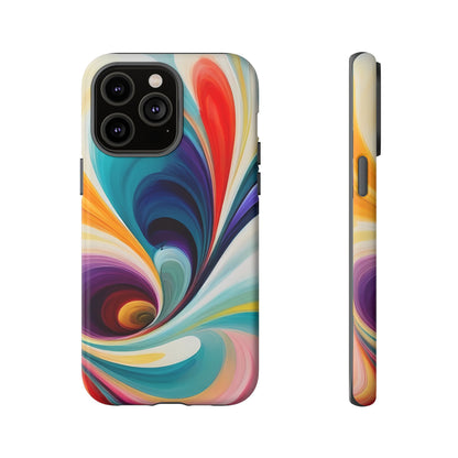 Abstract Elegance Phone Case for iPhone 8–16 Pro Max, Pixel 5–8 Pro, Galaxy S10–S24 Ultra - Designed by Thalia