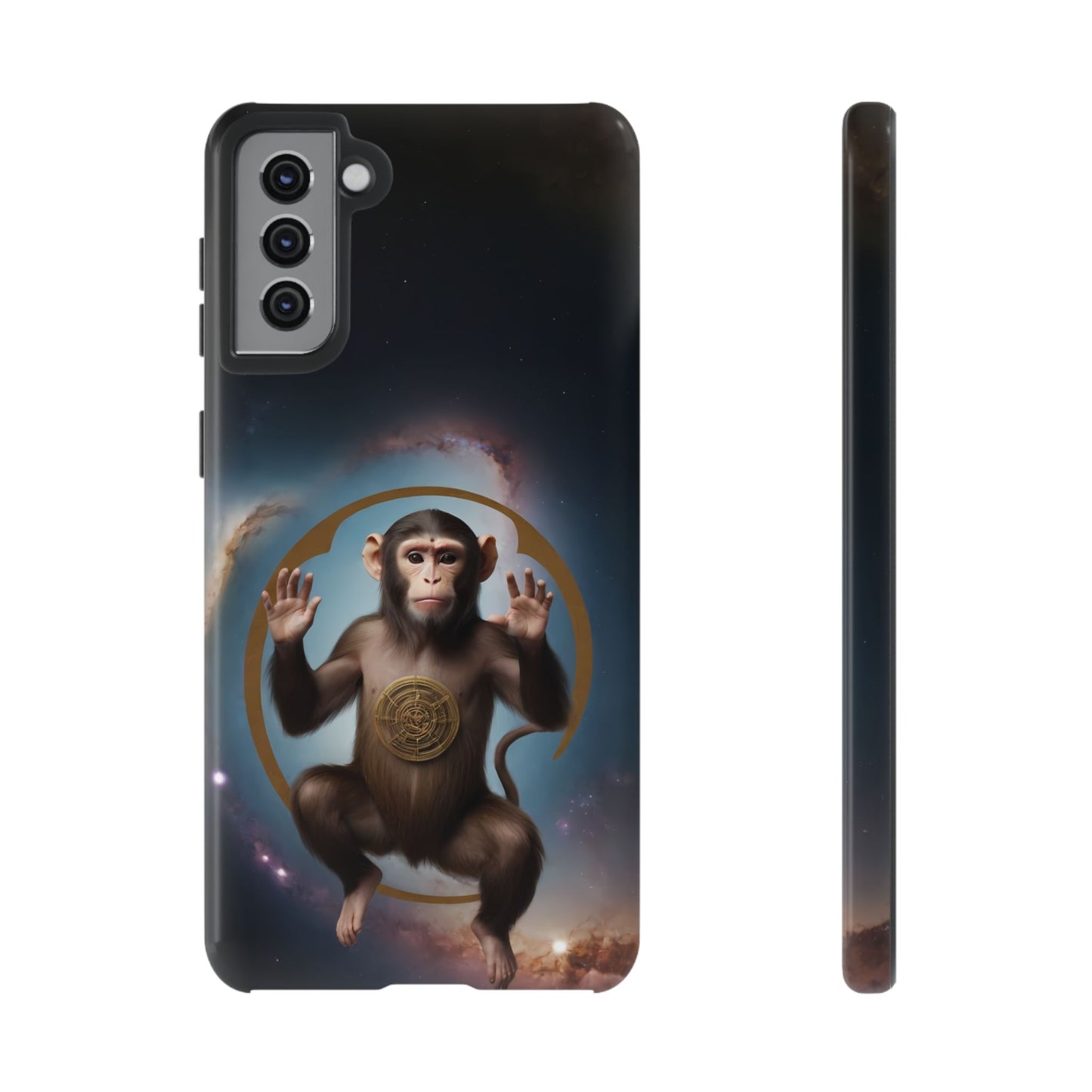 Chinese Zodiac Monkey Custom Phone Case for iPhone 8–16 Pro Max, Pixel 5–8 Pro, Galaxy S10–S24 Ultra - Designed by Thalia