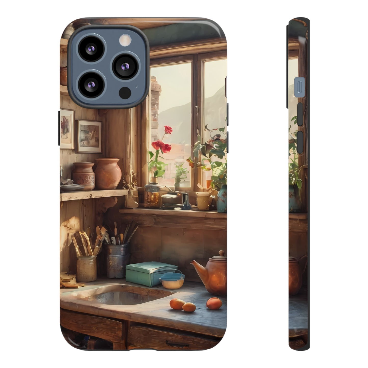 Vintage Vignettes Phone Case for iPhone 8–16 Pro Max, Pixel 5–8 Pro, Galaxy S10–S24 Ultra - Designed by Thalia