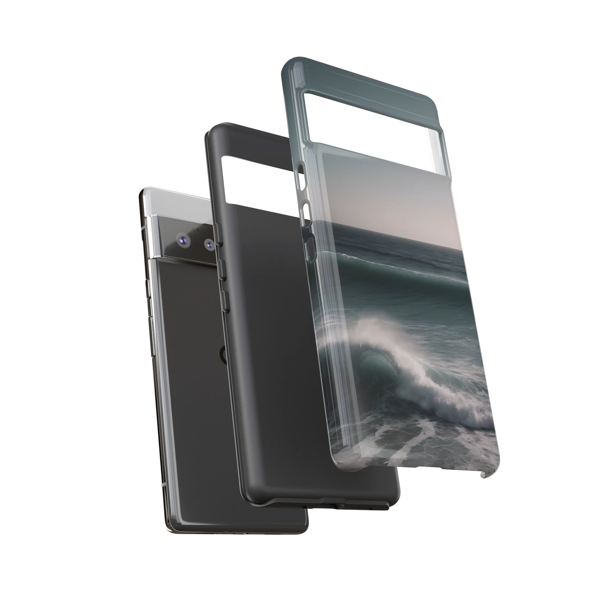 Cool Ocean Phone Case for Google Pixel 8 Pro, Pixel 8, Pixel 7, Pixel 6 Pro, Pixel 6, Pixel 5 5G - Designed by Thalia