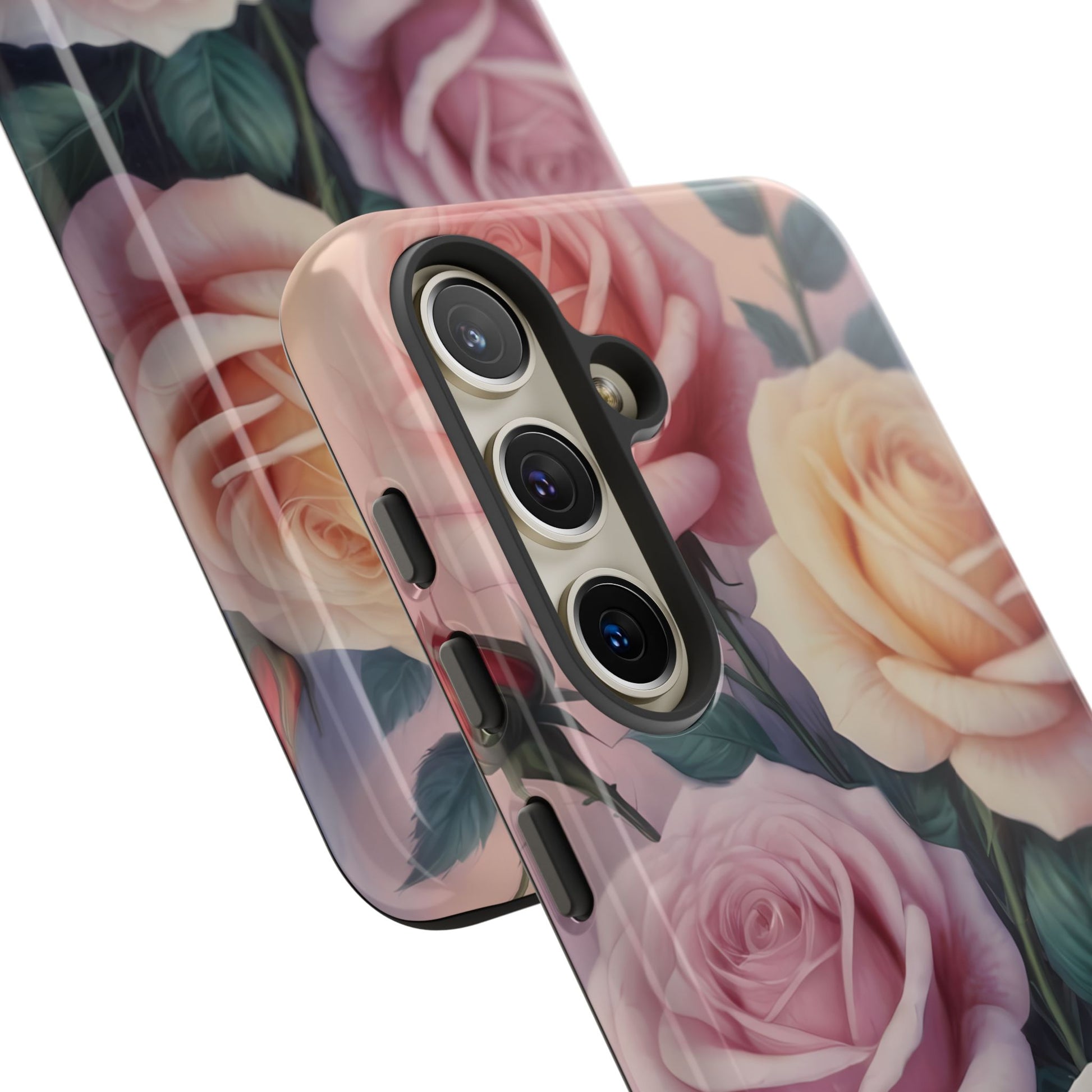 Roses Custom Phone Case for Samsung Galaxy S10–S10 Plus, S20–S20 Ultra, S21, S22, S23, S24 Ultra - Designed by Thalia