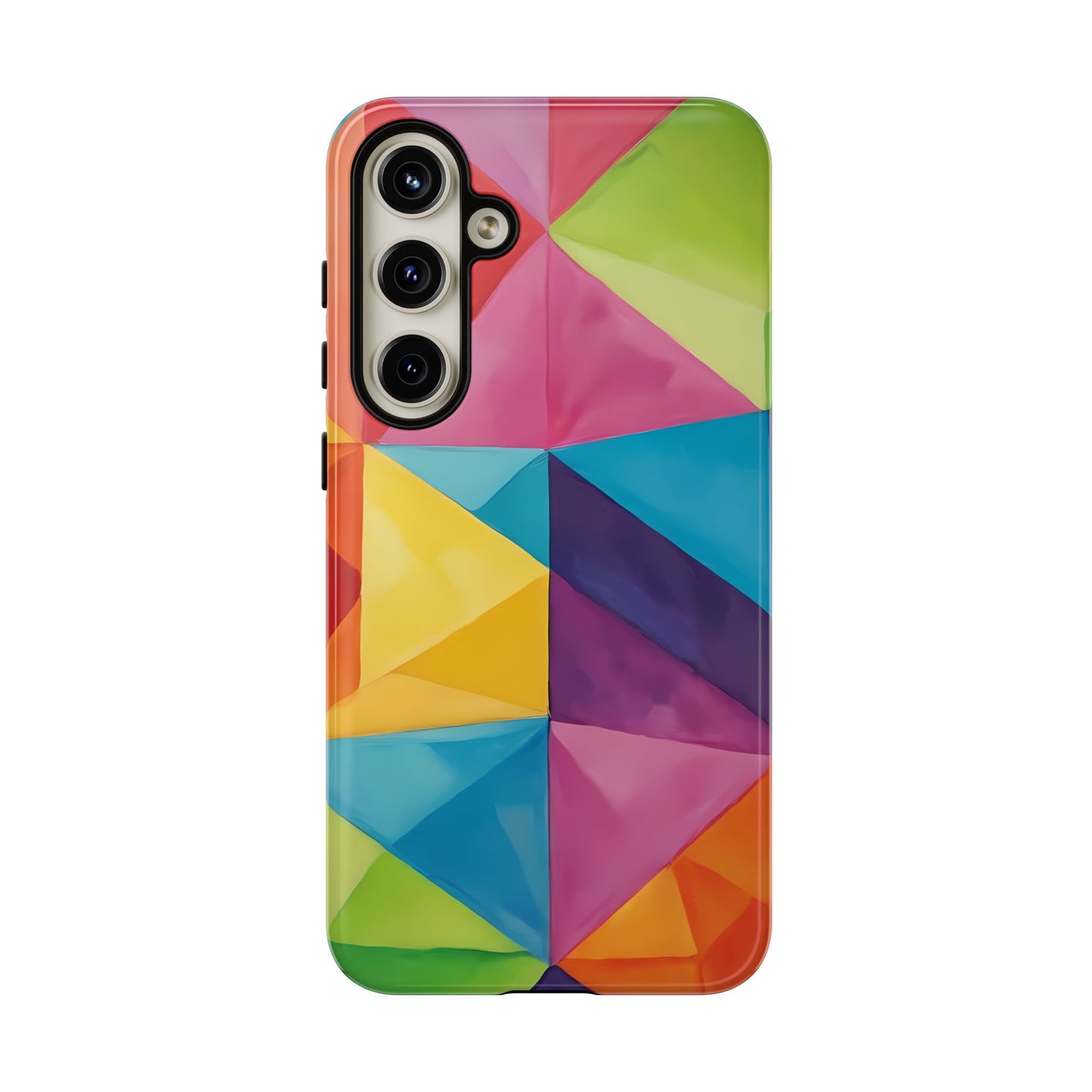 Geometric Play Phone Case for iPhone 8–16 Pro Max, Pixel 5–8 Pro, Galaxy S10–S24 Ultra - Designed by Thalia