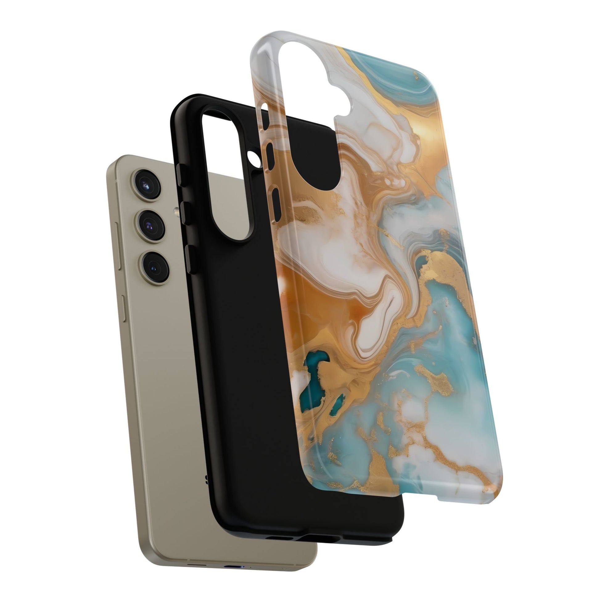 Marble Hues Phone Case for iPhone 8–16 Pro Max, Pixel 5–8 Pro, Galaxy S10–S24 Ultra - Designed by Thalia