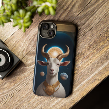 Chinese Zodiac Goat Phone Case for iPhone 8–16 Pro Max, iPhone 8 Plus–13 Mini, iPhone XS–XS Max, iPhone 11–14 Pro Max - Designed by Thalia