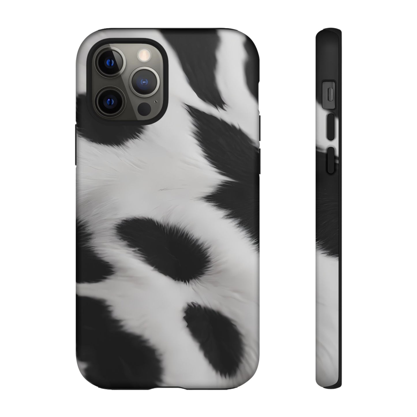 Chic Bovine Elegance Phone Case for iPhone 8–16 Pro Max, Pixel 5–8 Pro, Galaxy S10–S24 Ultra - Designed by Thalia