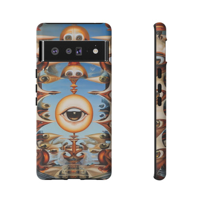 Surreal Suspect Phone Case for iPhone 8–16 Pro Max, Pixel 5–8 Pro, Galaxy S10–S24 Ultra - Designed by Thalia