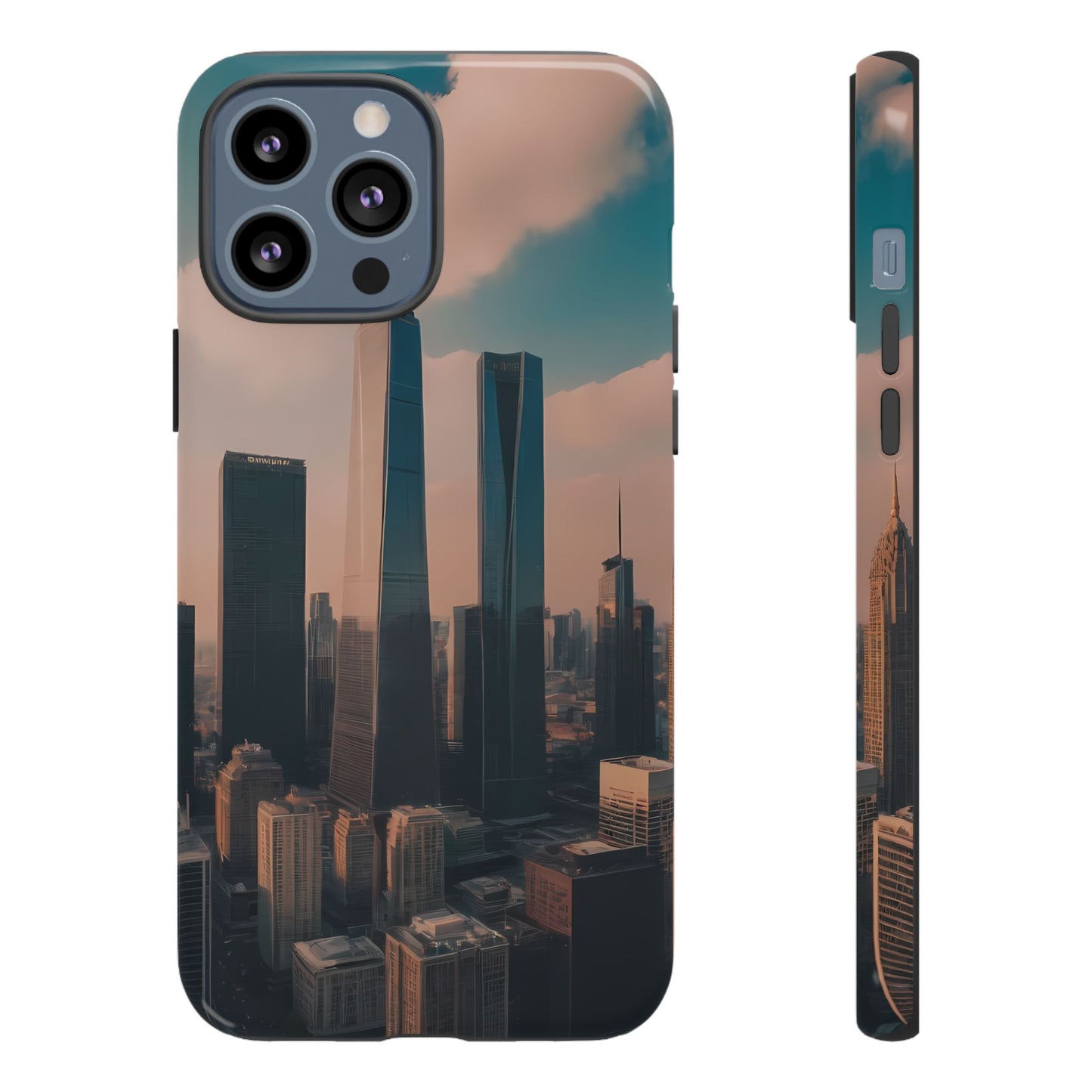 City Skylines Phone Case for iPhone 8–16 Pro Max, iPhone 8 Plus–13 Mini, iPhone XS–XS Max, iPhone 11–14 Pro Max - Designed by Thalia