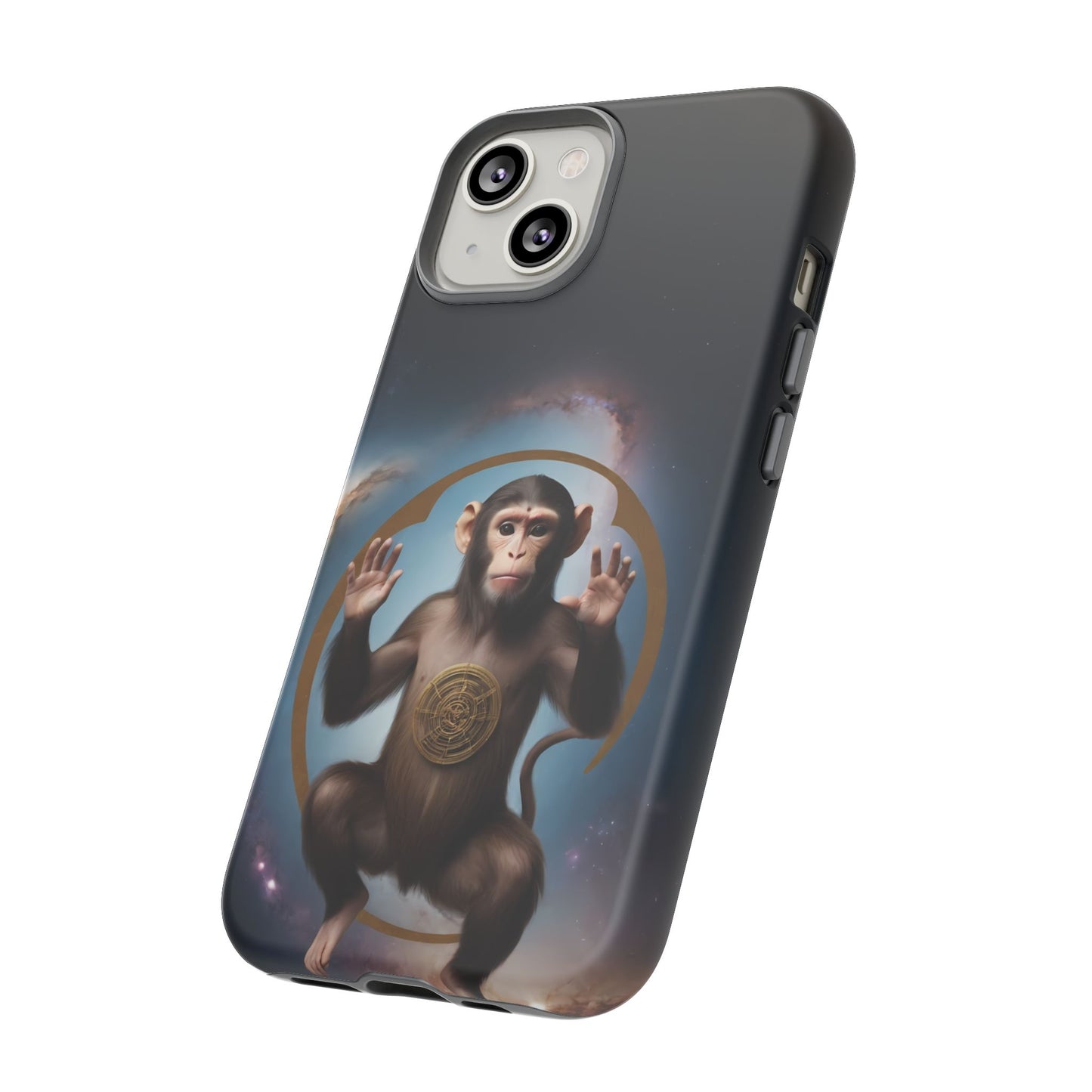 Chinese Zodiac Monkey Custom Phone Case for iPhone 8–16 Pro Max, Pixel 5–8 Pro, Galaxy S10–S24 Ultra - Designed by Thalia