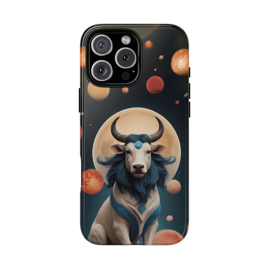 Chinese Zodiac Ox Custom Phone Case for iPhone 8–16 Pro Max, Pixel 5–8 Pro, Galaxy S10–S24 Ultra - Designed by Thalia