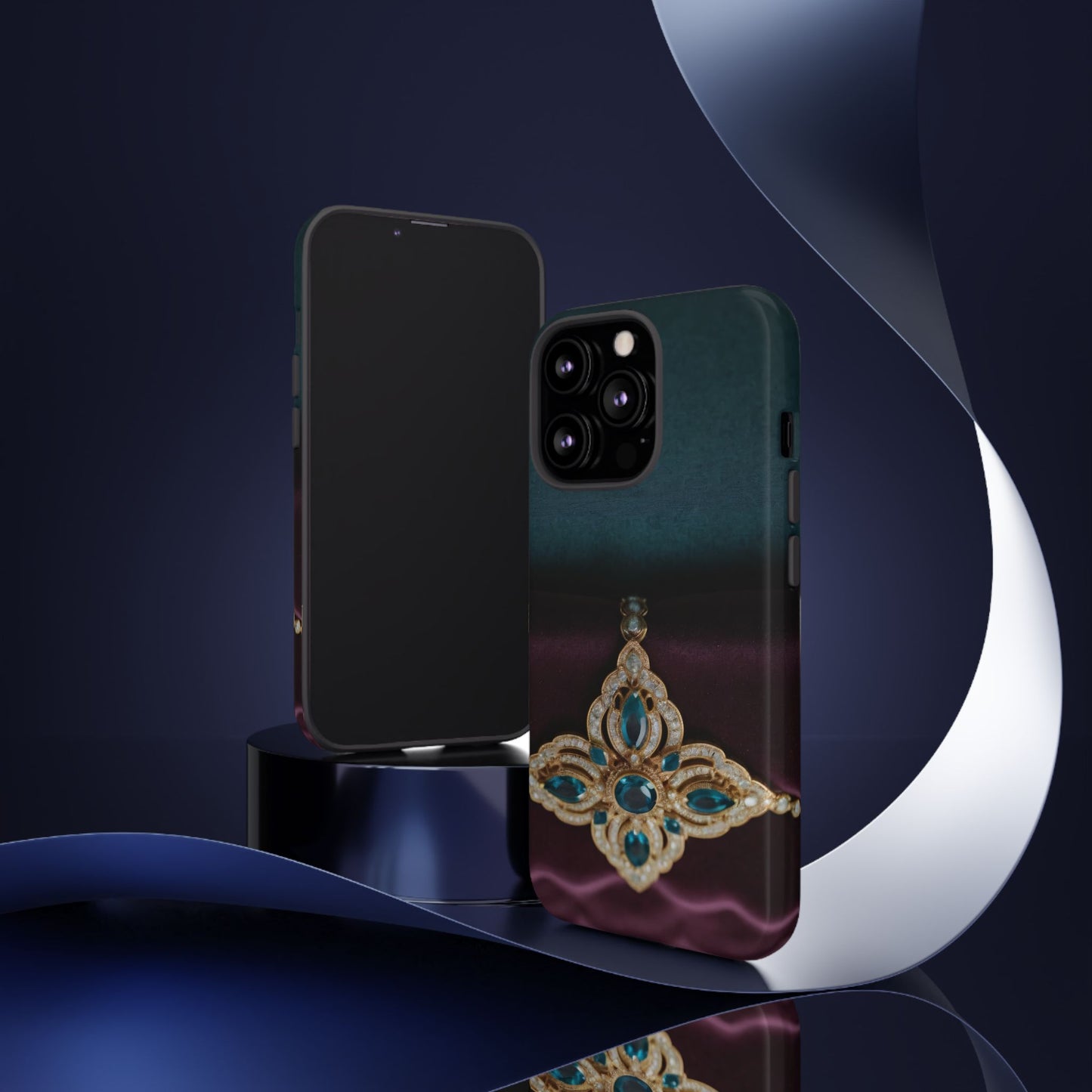 Midnight Couture Phone Case for iPhone 8–16 Pro Max, Pixel 5–8 Pro, Galaxy S10–S24 Ultra - Designed by Thalia