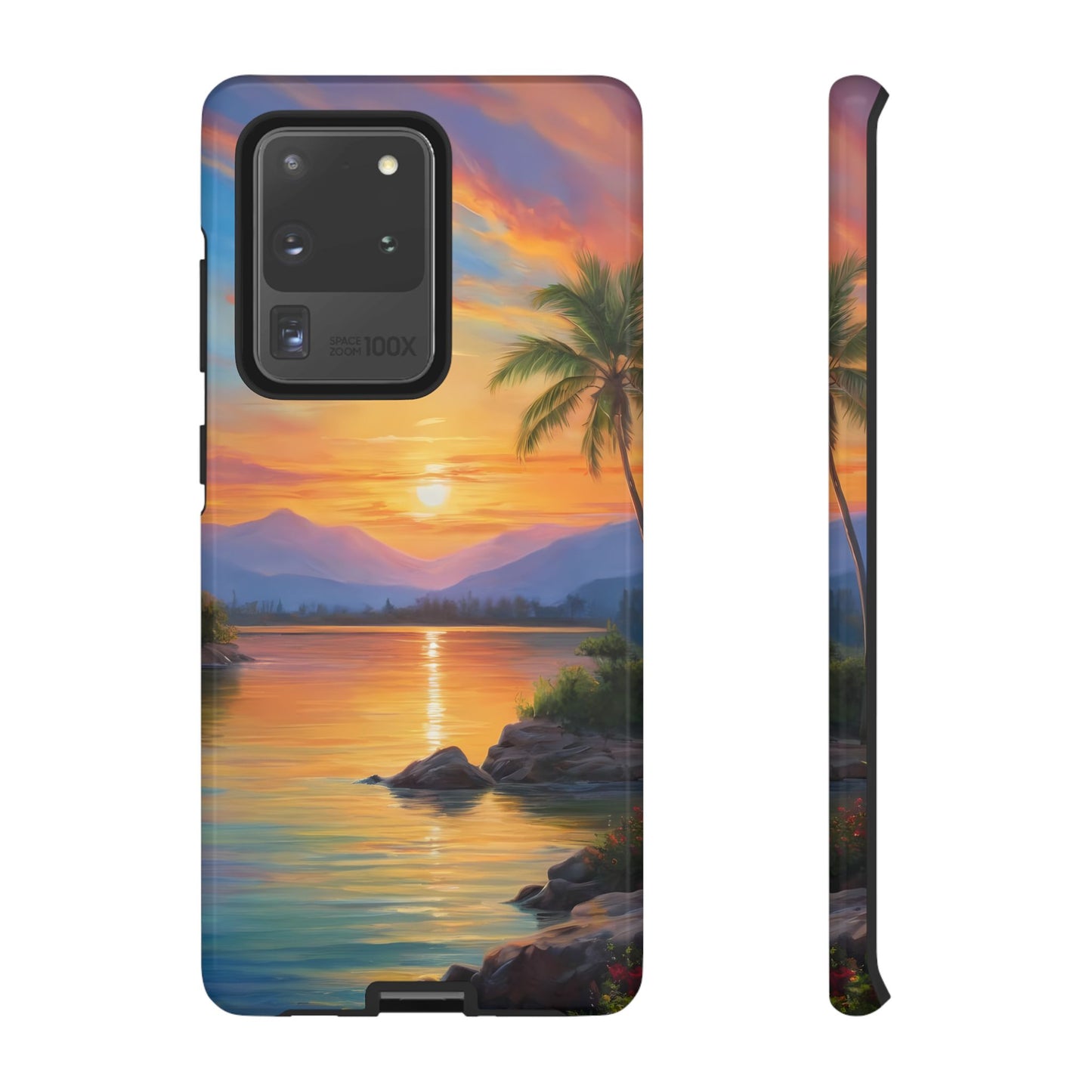 Sunset Serenade Custom Phone Case for Samsung Galaxy S10–S10 Plus, S20–S20 Ultra, S21, S22, S23, S24 Ultra - Designed by Thalia