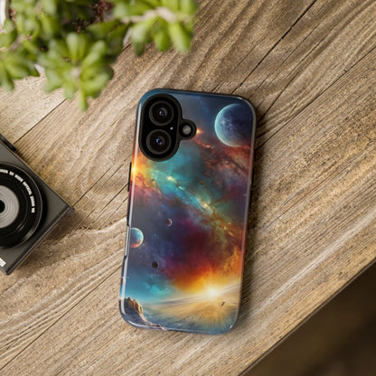 Cosmic Voyage Phone Case for iPhone 8–16 Pro Max, Pixel 5–8 Pro, Galaxy S10–S24 Ultra - Designed by Thalia