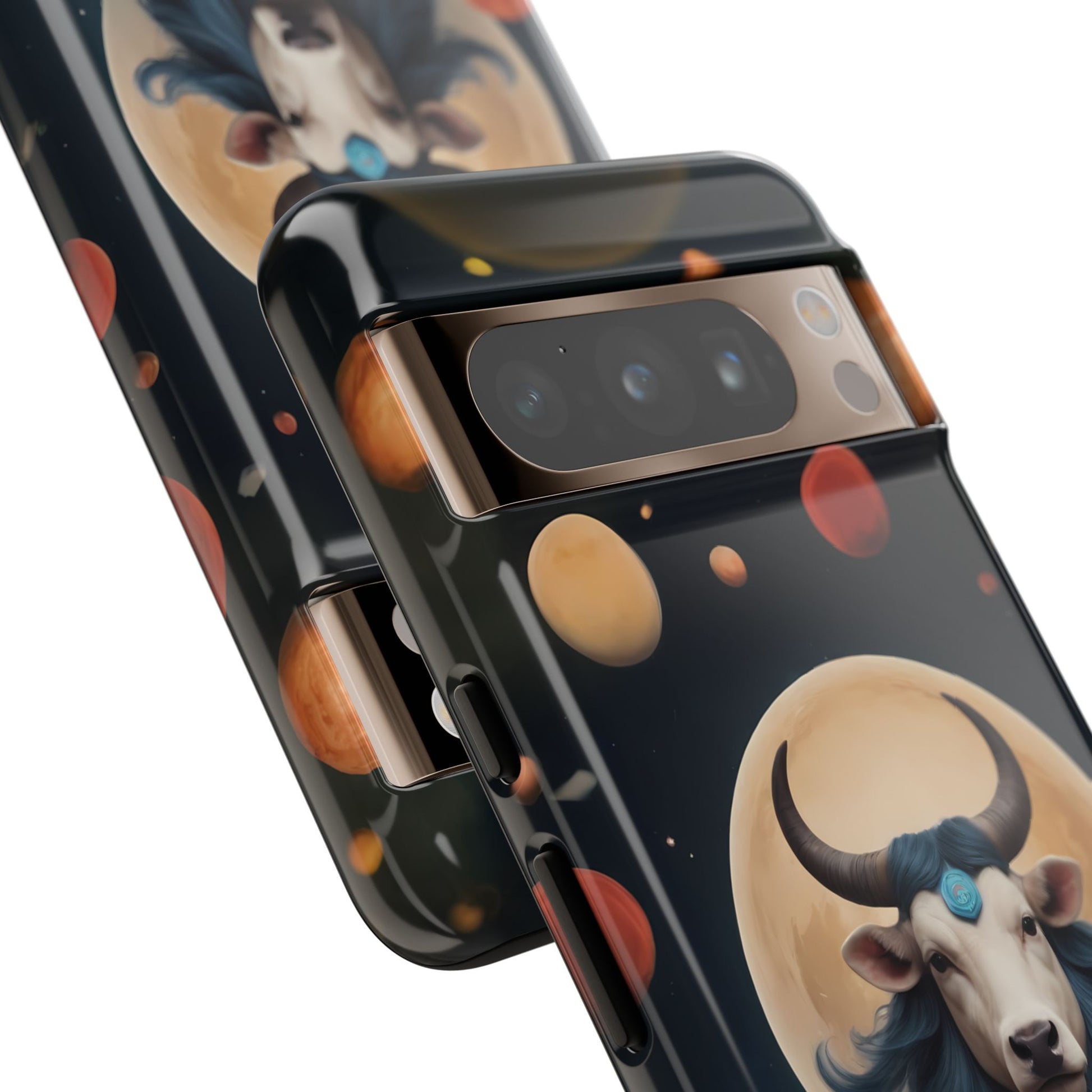 Chinese Zodiac Ox Phone Case for Google Pixel 8 Pro, Pixel 8, Pixel 7, Pixel 6 Pro, Pixel 6, Pixel 5 5G - Designed by Thalia