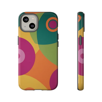 60s Retro Phone Case for iPhone 8–16 Pro Max, Pixel 5–8 Pro, Galaxy S10–S24 Ultra - Designed by Thalia