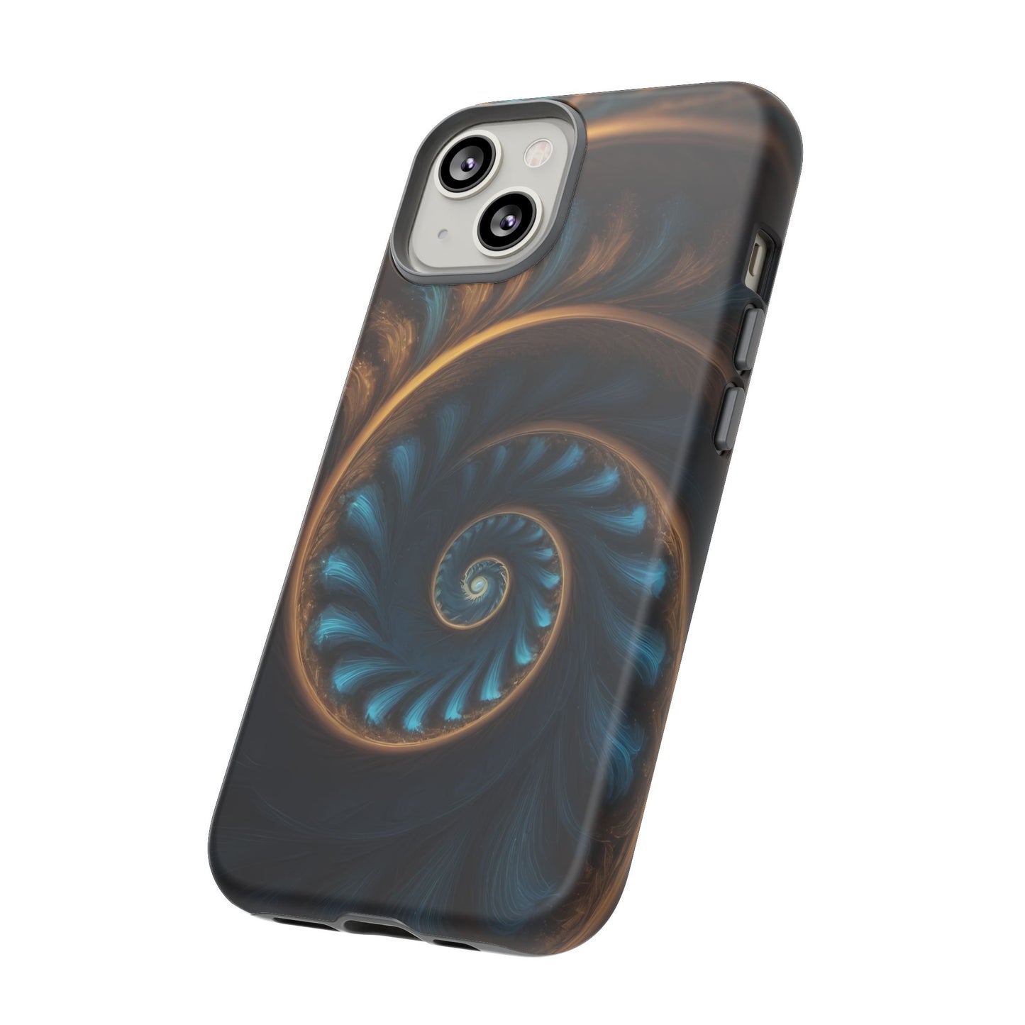 3D Fractal Phone Case for iPhone 8–16 Pro Max, Pixel 5–8 Pro, Galaxy S10–S24 Ultra - Designed by Thalia