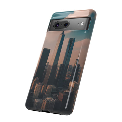 City Skylines Phone Case for Google Pixel 8 Pro, Pixel 8, Pixel 7, Pixel 6 Pro, Pixel 6, Pixel 5 5G - Designed by Thalia