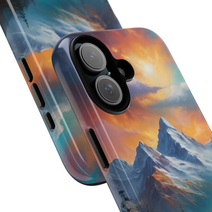 Mystic Mountains Phone Case for iPhone 8–16 Pro Max, Pixel 5–8 Pro, Galaxy S10–S24 Ultra - Designed by Thalia