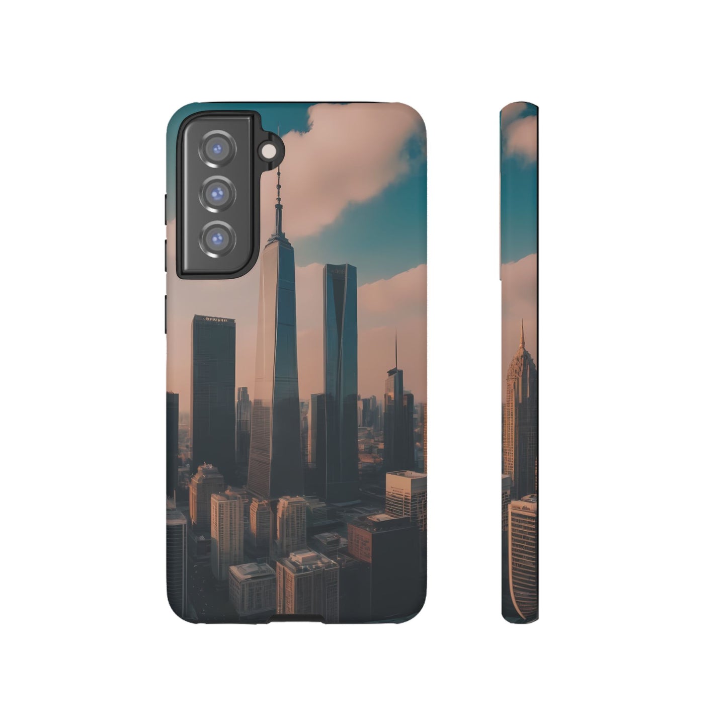 City Skylines Custom Phone Case for Samsung Galaxy S10–S10 Plus, S20–S20 Ultra, S21, S22, S23, S24 Ultra - Designed by Thalia