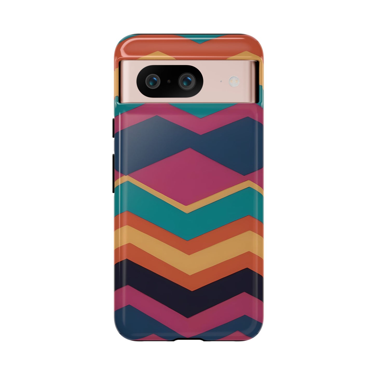 80s Retro Custom Phone Case for Google Pixel 8 Pro, Pixel 8, Pixel 7, Pixel 6 Pro, Pixel 6, Pixel 5 5G - Designed by Thalia