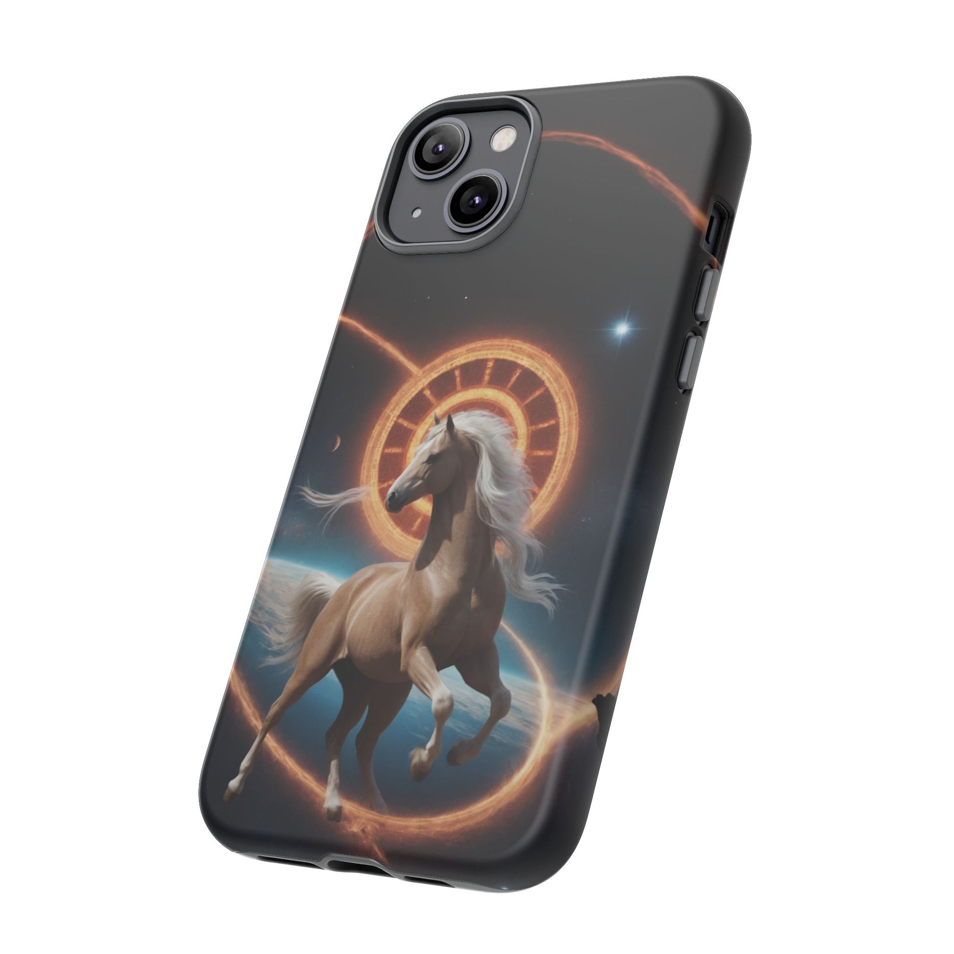 Chinese Zodiac Horse Custom Phone Case for iPhone 8–16 Pro Max, Pixel 5–8 Pro, Galaxy S10–S24 Ultra - Designed by Thalia