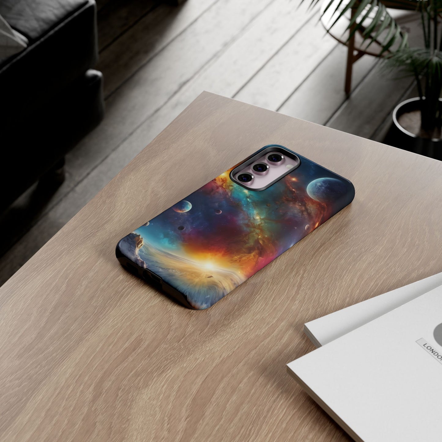 Cosmic Voyage Phone Case for iPhone 8–16 Pro Max, Pixel 5–8 Pro, Galaxy S10–S24 Ultra - Designed by Thalia