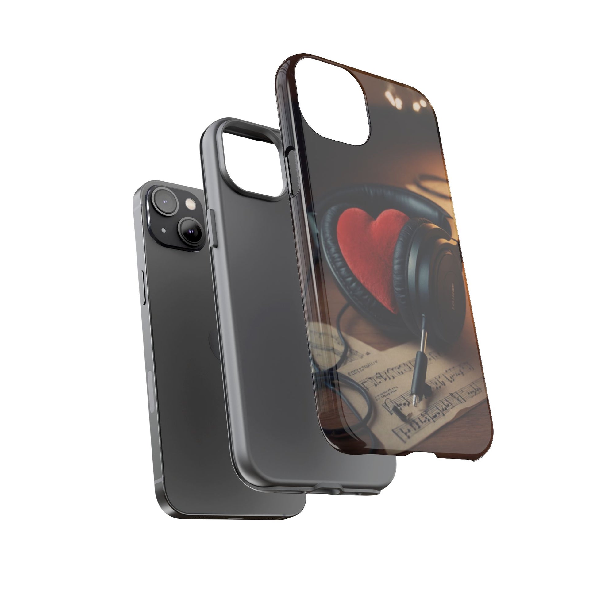 Love Key Phone Case for iPhone 8–16 Pro Max, iPhone 8 Plus–13 Mini, iPhone XS–XS Max, iPhone 11–14 Pro Max - Designed by Thalia