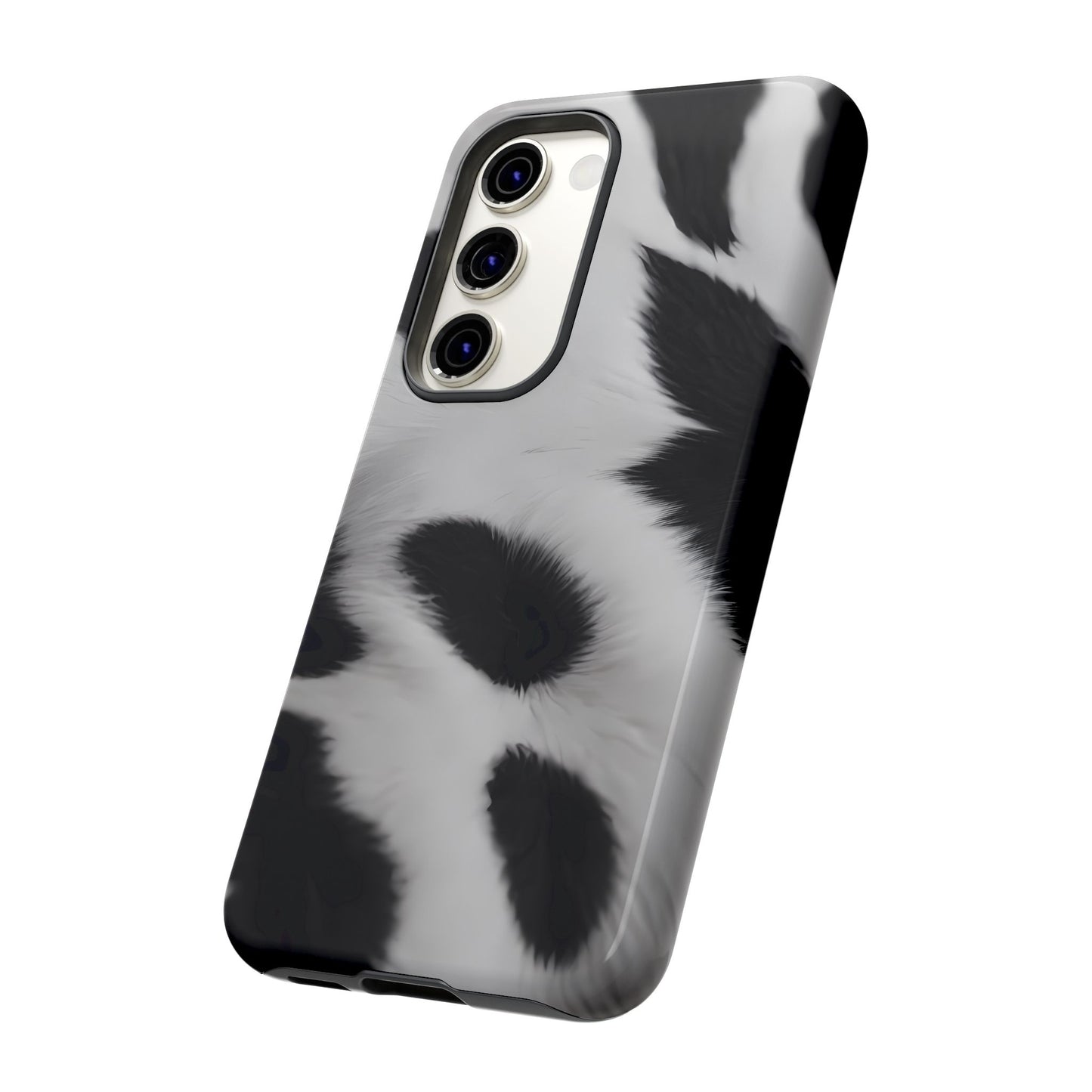 Chic Bovine Elegance Phone Case for iPhone 8–16 Pro Max, Pixel 5–8 Pro, Galaxy S10–S24 Ultra - Designed by Thalia