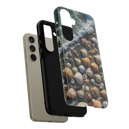 She Sells Sea Shells Custom Phone Case for Samsung Galaxy S10–S10 Plus, S20–S20 Ultra, S21, S22, S23, S24 Ultra - Designed by Thalia