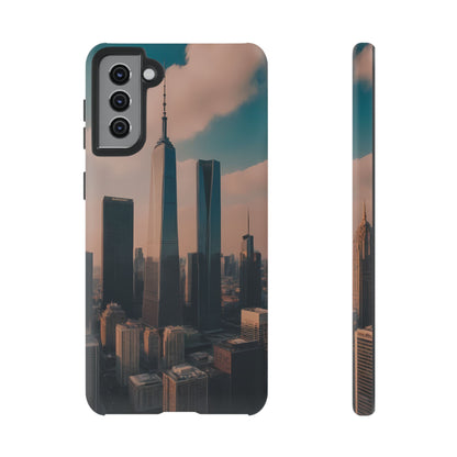 City Skylines Custom Phone Case for Samsung Galaxy S10–S10 Plus, S20–S20 Ultra, S21, S22, S23, S24 Ultra - Designed by Thalia