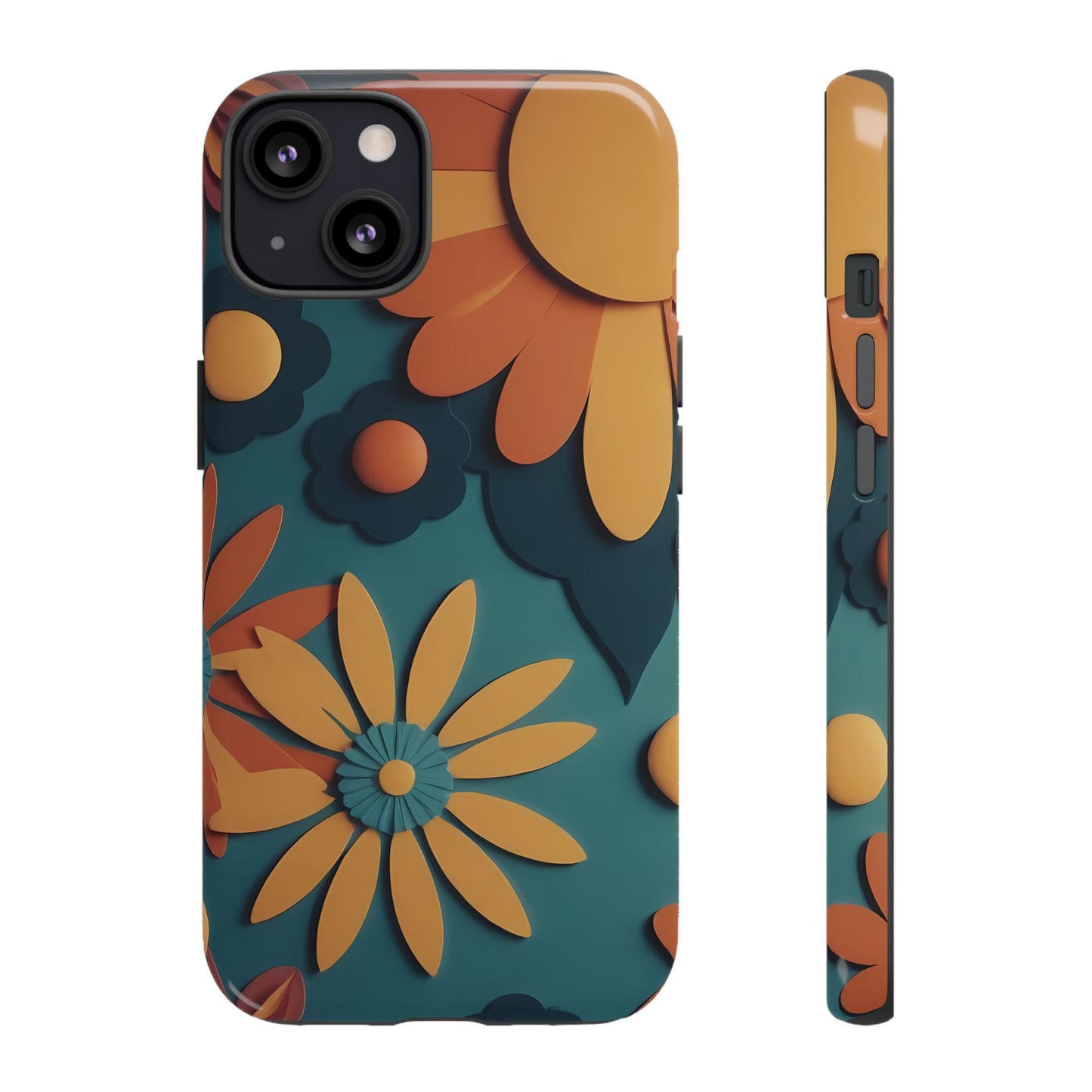 70s Retro Phone Case for iPhone 8–16 Pro Max, Pixel 5–8 Pro, Galaxy S10–S24 Ultra - Designed by Thalia