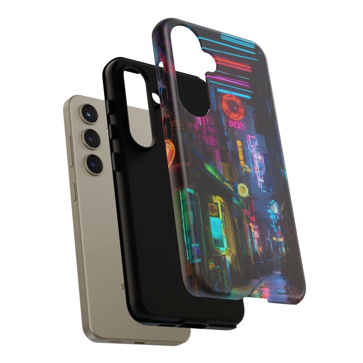 Electric Neon Custom Phone Case for Samsung Galaxy S10–S24 - Designed by Thalia