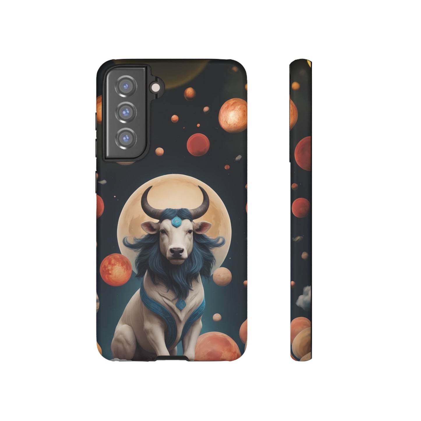 Chinese Zodiac Ox Custom Phone Case for Samsung Galaxy S10–S24 - Designed by Thalia