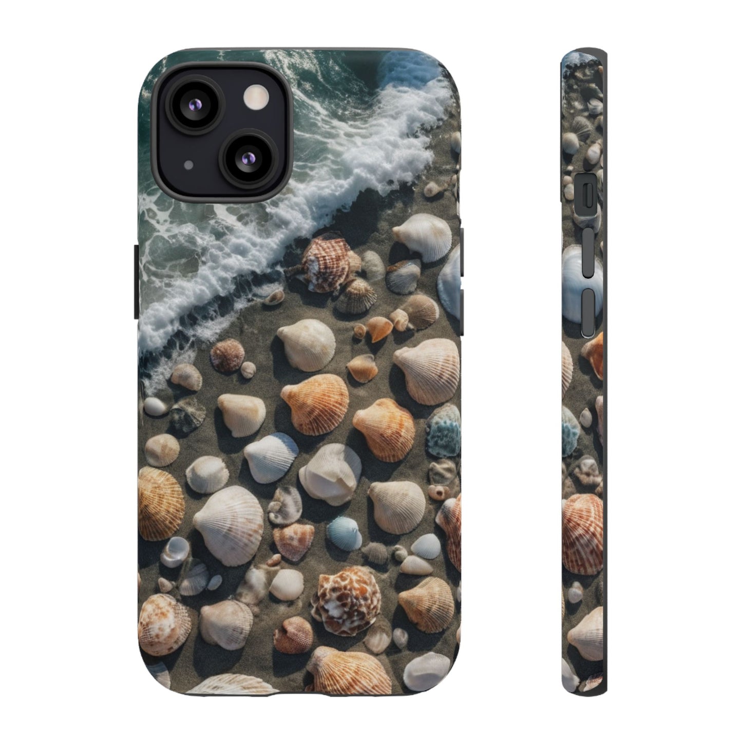 She Sells Sea Shells Phone Case for iPhone 8–16 Pro Max, Pixel 5–8 Pro, Galaxy S10–S24 Ultra - Designed by Thalia