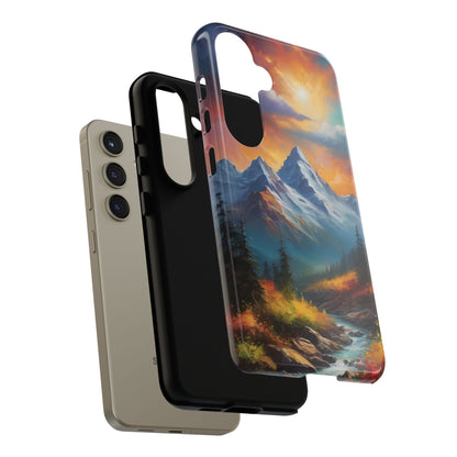 Mystic Mountains Phone Case for iPhone 8–16 Pro Max, Pixel 5–8 Pro, Galaxy S10–S24 Ultra - Designed by Thalia