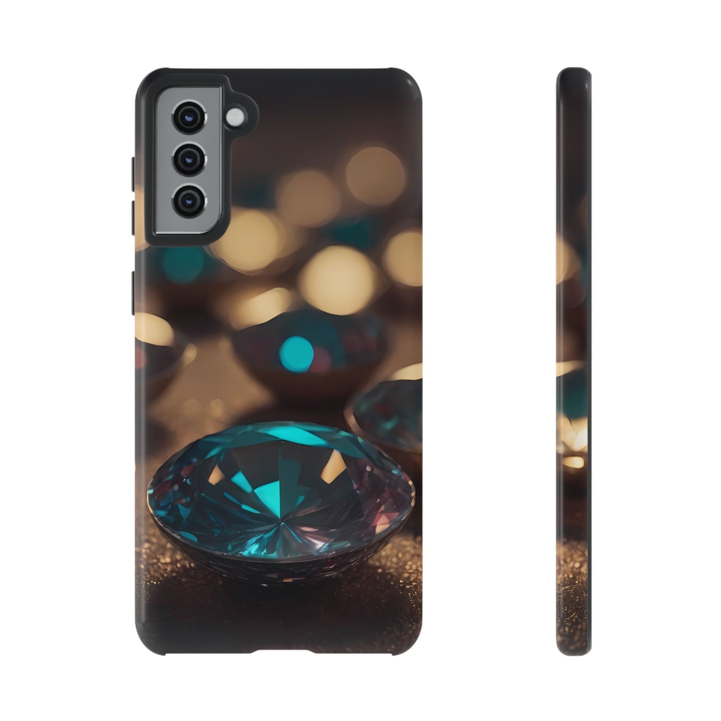 Glamorous Sparkle Custom Phone Case for Samsung Galaxy S10–S10 Plus, S20–S20 Ultra, S21, S22, S23, S24 Ultra - Designed by Thalia