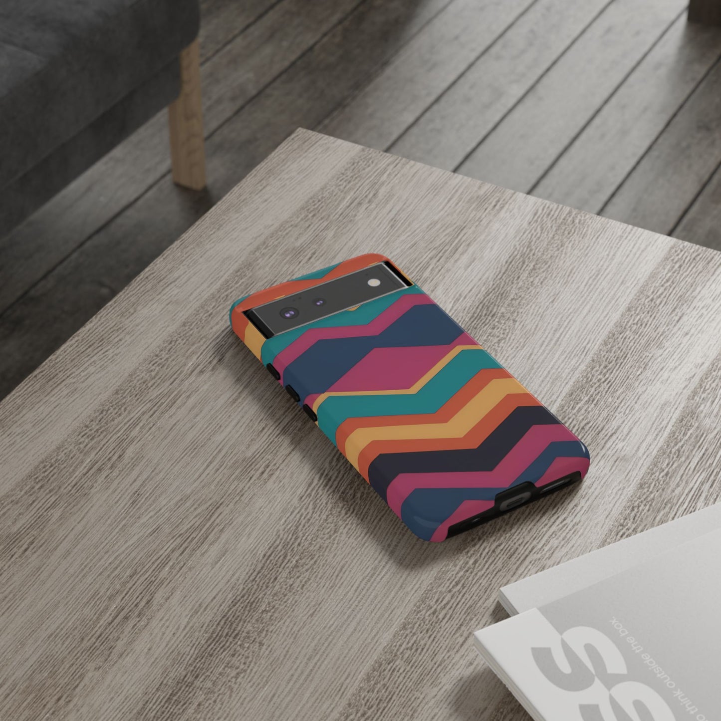 80s Retro Custom Phone Case for Google Pixel 8 Pro, Pixel 8, Pixel 7, Pixel 6 Pro, Pixel 6, Pixel 5 5G - Designed by Thalia