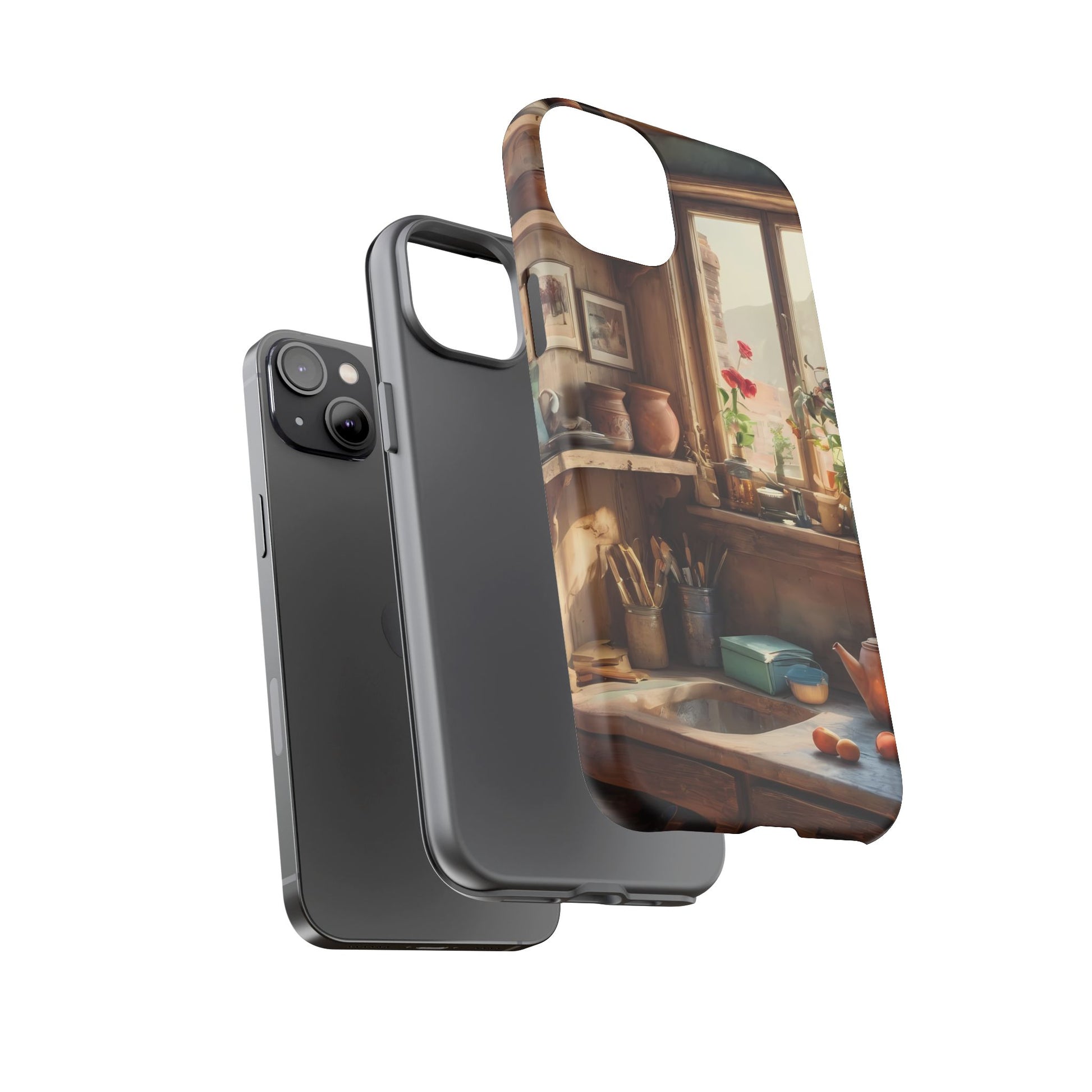 Vintage Vignettes Phone Case for iPhone 8–16 Pro Max, iPhone 8 Plus–13 Mini, iPhone XS–XS Max, iPhone 11–14 Pro Max - Designed by Thalia