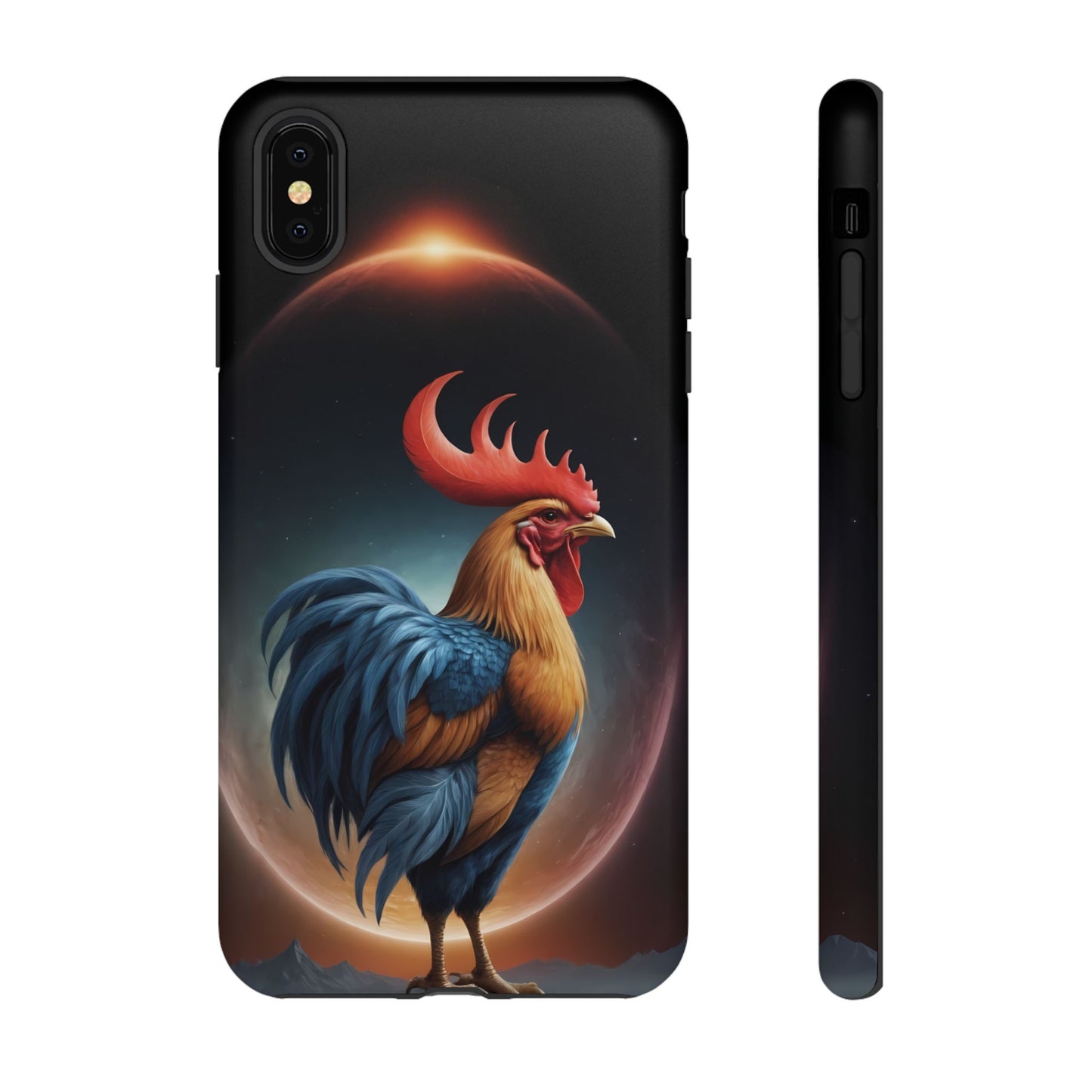 Chinese Zodiac Rooster Custom Phone Case for iPhone 8–16 Pro Max, Pixel 5–8 Pro, Galaxy S10–S24 Ultra - Designed by Thalia