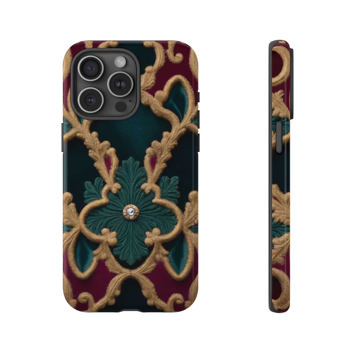 Velvet Luxe Phone Case for iPhone 8–16 Pro Max, Pixel 5–8 Pro, Galaxy S10–S24 Ultra - Designed by Thalia