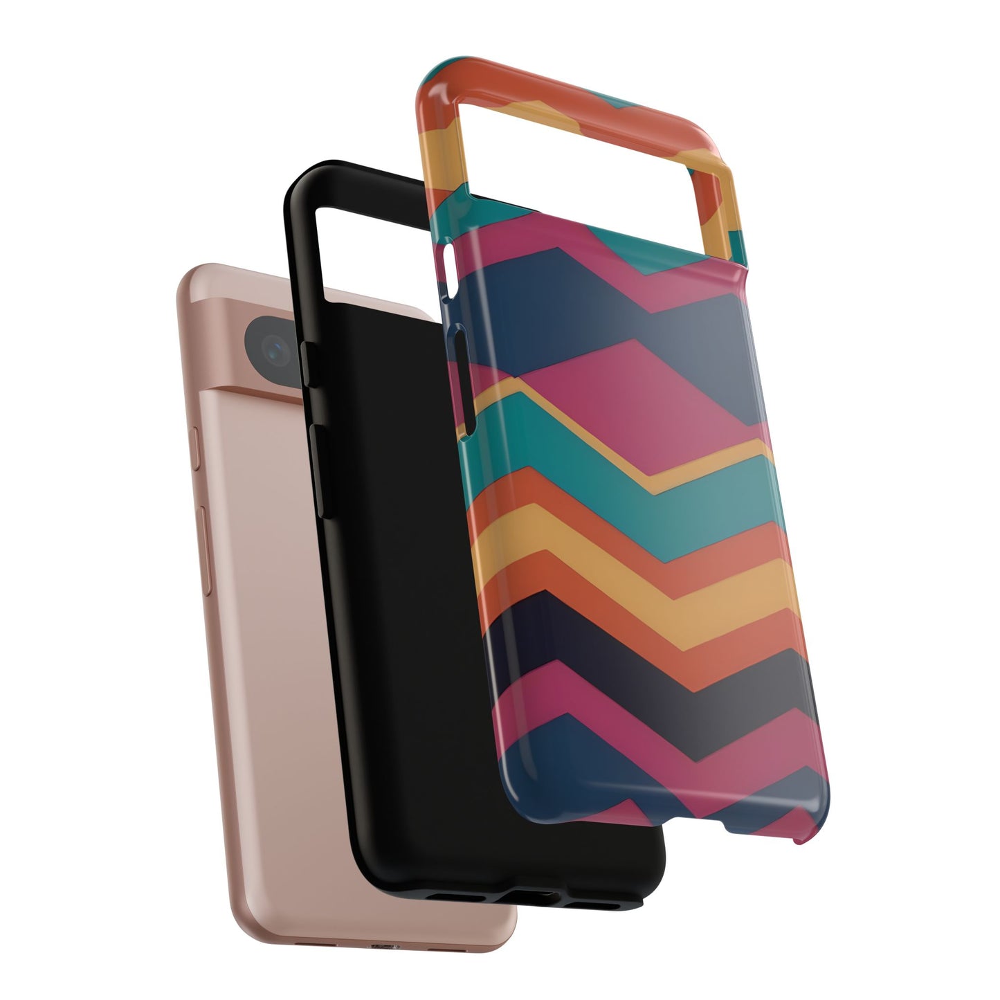 80s Retro Custom Phone Case for Google Pixel 8 Pro, Pixel 8, Pixel 7, Pixel 6 Pro, Pixel 6, Pixel 5 5G - Designed by Thalia