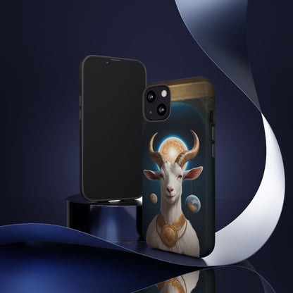 Chinese Zodiac Goat Phone Case for iPhone 8–16 Pro Max, iPhone 8 Plus–13 Mini, iPhone XS–XS Max, iPhone 11–14 Pro Max - Designed by Thalia