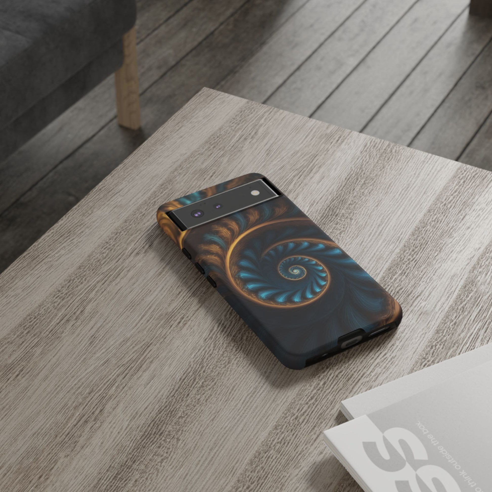 3D Fractal Custom Phone Case for Google Pixel 8 Pro, Pixel 8, Pixel 7, Pixel 6 Pro, Pixel 6, Pixel 5 5G - Designed by Thalia