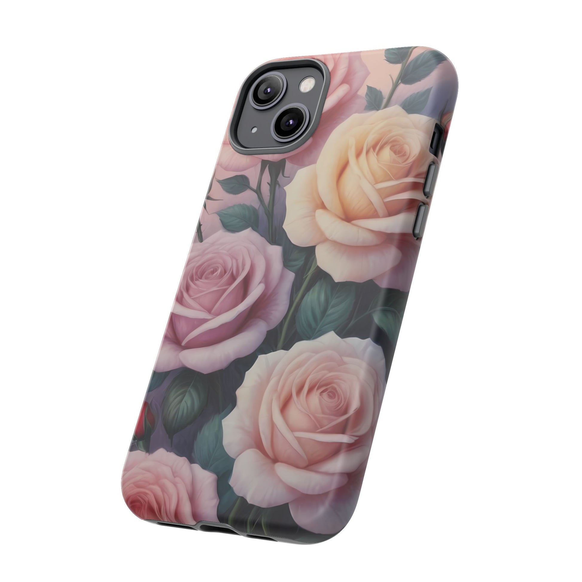 Bloom with Style - Roses Phone Case for iPhone 8–16 Pro Max, Pixel 5–8 Pro, Galaxy S10–S24 Ultra - Designed by Thalia