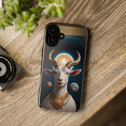 Chinese Zodiac Goat Phone Case for iPhone 8–16 Pro Max, iPhone 8 Plus–13 Mini, iPhone XS–XS Max, iPhone 11–14 Pro Max - Designed by Thalia