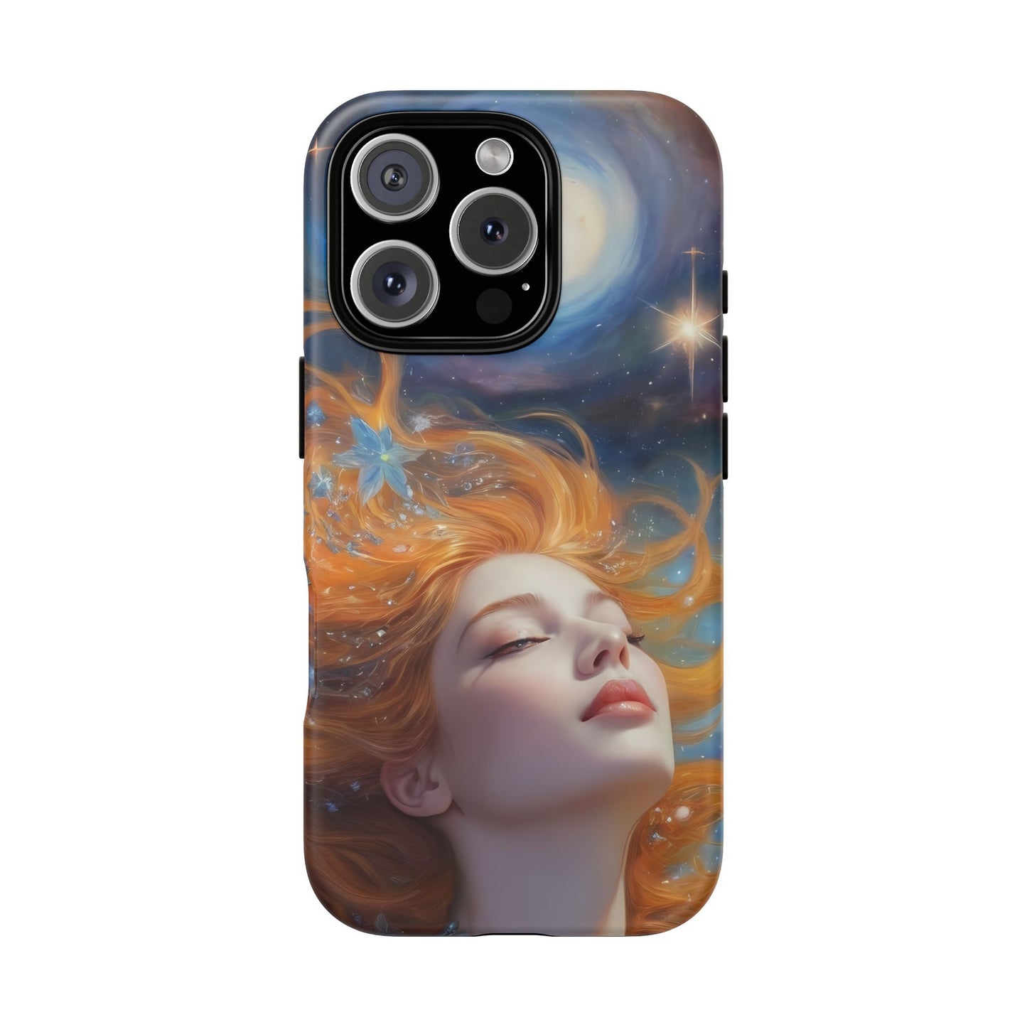 Celestial Dreams Custom Phone Case for iPhone 8–16 Pro Max, iPhone 8 Plus–13 Mini, iPhone XS–XS Max, iPhone 11–14 Pro Max - Designed by Thalia