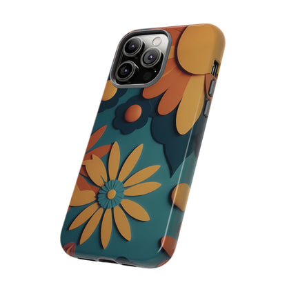 70s Retro Phone Case for iPhone 8–16 Pro Max, Pixel 5–8 Pro, Galaxy S10–S24 Ultra - Designed by Thalia